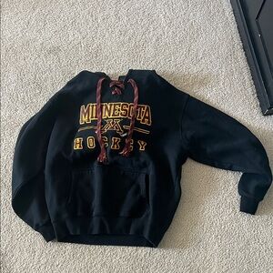 Minnesota Hockey Kids Black Sweatshirt